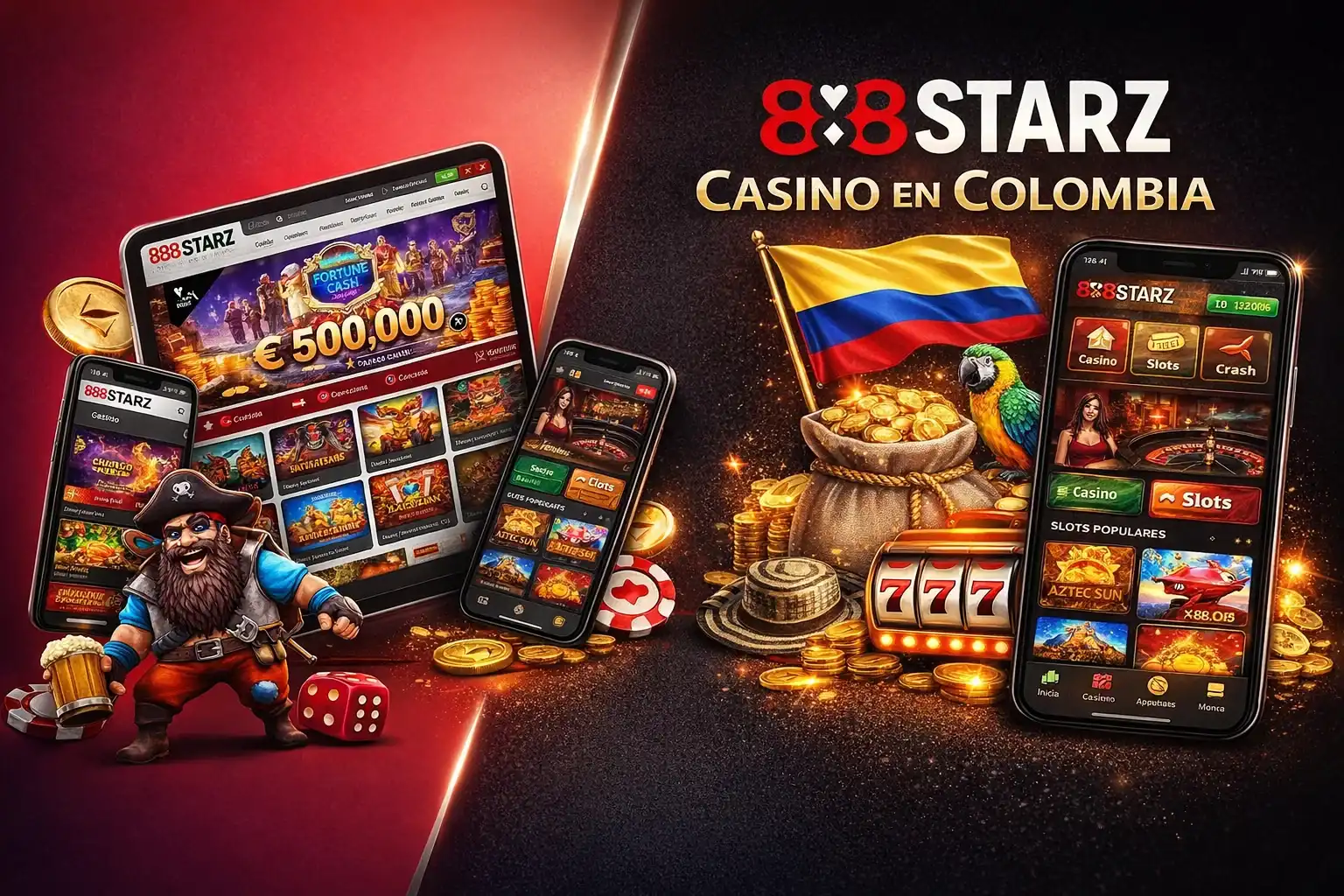 Funciones Clave del Sitio 888Starz Colombia